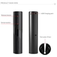 thumbnail image 4 of Amdohai Electric Wine Opener Automatic Electric Wine Bottle Corkscrew Opener Rechargeable with Foil Cutter and USB Cable, Black, 4 of 8