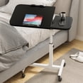 thumbnail image 1 of Ourlova Overbed Table with Wheels Height Adjustable Over Bed Table Movable Rolling Bedside Table Standing Desk Bed Table for Hospital and Home Use, 1 of 8