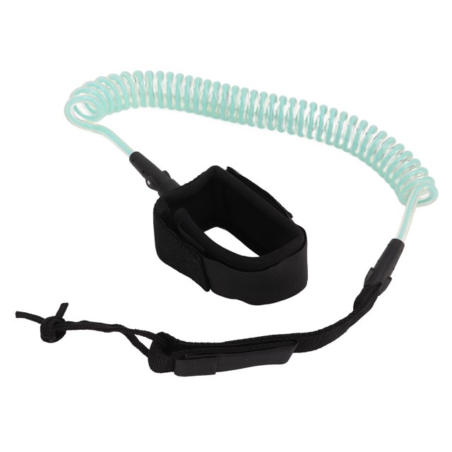Surfboard Leg Rope, Lightweight Surfboard Foot Straps Flexible High Strength 7mm 10 Feet For Longboards Transparent Light Blue