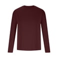 thumbnail image 3 of AherBiu Mens Long Sleeve Shirts Sun Protection Quick Drying Crewneck Tops Running Athletic Workout Tee, 3 of 5