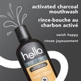 thumbnail image 2 of hello Alcohol Free Activated Charcoal Mouthwash, Natural Fresh Mint, 473 mL, 2 of 8