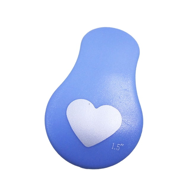 Maytalsory 1Pc Hole Punch Scrapbooking Effortless Photo Album Paper Punchers Handmade Manual Tools Consistent Design 3-3.7cm heart 1.5''