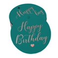 thumbnail image 1 of Inkdotpot Rose Gold Foil Paper Hang Tags Happy Birthday Favor Tags 100 Pieces, 1 of 1
