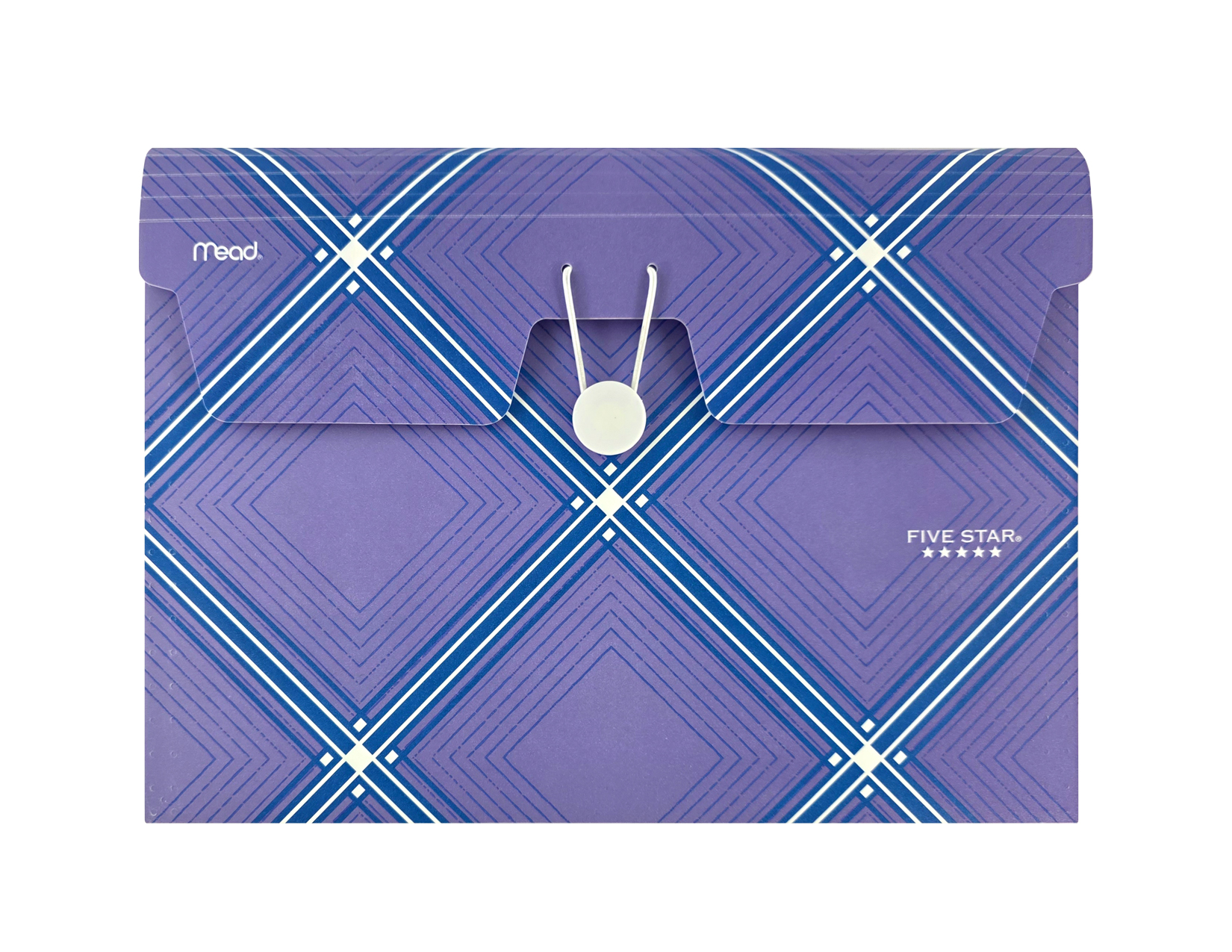 Classeur extensible 6 compartiments, motif diamant Five Star®
