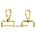 thumbnail image 1 of 1.3 Inch Swivel Clasp Hooks, 2 Pcs Detachable Snap Hook for Bag Strap Purse Lanyard DIY Craft Hardware, Bronze, 1 of 7