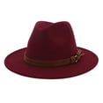 thumbnail image 2 of Fedora Fedora Réglable Respirant Feutre Hommes Chapeau de Style Vintage pour la Randonnée, 2 of 6