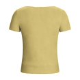 thumbnail image 3 of RXMEKW T-Shirt Imprimé pour Femmes à Manches Courtes, Col Rond, Haut d'Été avec Ourlet Contrastant pour Tenue Décontractée et Tenues Quotidiennes, 3 of 7