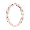 thumbnail image 2 of 0,15 Ct T.p. Rond Véritable Diamond Nouvelle Conception Alliance Éternité pour Femmes Or Rose Massif 18K Taille 3,5, 2 of 7