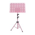 thumbnail image 1 of Milaget Music Sheet Stand Adjustable Height for Band Stage Performance Music Players Pink, 1 of 9