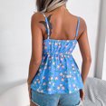 thumbnail image 4 of LSLJS Women Débardeur Sans Manches à Bretelles Spaghetti Tank Tops Mode Été Imprimé Col en V Décontracté, 4 of 9