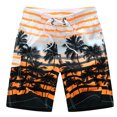 thumbnail image 1 of yievot Men's Swim Trunks Quick Dry Swim Shorts Printed Drawstring Short Swimwear Bathing Suits Hawaii Beach Board Shorts, 1 of 5
