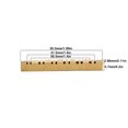 thumbnail image 1 of Bass Guitar Top Nut Universal Music Playing String Nuts Maintenance Accessory Instrument Metal String Roller Spare Part Replace Components 12 strings, 1 of 7