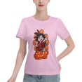 thumbnail image 1 of T-Shirt Basique à Manches Courtes pour Femmes Dragon Ball Little Goku, 1 of 6