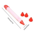 thumbnail image 2 of RKSTN Kitchen Utensils 2PC Baking Tools Ice Cream Cup Ice Tube Silicone Nozzle Dessert Decoration Cake Pen Cake DIY Graffiti Pen Squeezing Cream Pen Kitchen Utensils, 2 of 2