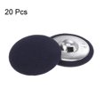 thumbnail image 3 of Unique Bargains 20pcs 44L Fabric Cloth Covered Button 28mm Round Metal Shank Sewing Buttons for Suits Dress Blouses, Deep Blue, 3 of 5
