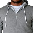 thumbnail image 5 of Independent Trading Co. Unisex Lightweight Full-Zip Hooded Sweatshirt, 3XL, 5 of 5