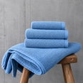 thumbnail image 4 of Swift Home 100% Cotton Washcloth, Luxuriously Soft, Highly Absorbent, Quick Dry, 2PC, Aqua, 4 of 4