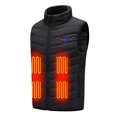 thumbnail image 2 of Mikilon Gilet chauffant grande taille pour hommes et femmes Dual Control 11 Gilet chauffant Veste chauffante Gilet chauffant d'hiver, 2 of 7