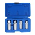 thumbnail image 3 of Screw Installer Kit, Impact Resistant 1/2in Drive 6 8 10 12mm Sleeve Socket Stud Screw Extractor Tool   for Repair, 3 of 7