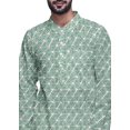 thumbnail image 4 of Atasi Ensemble Kurta de Designer pour Garçons Kurta Longue Imprimée Pyjama Vêtements d'Été, 4 of 4