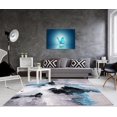 thumbnail image 2 of Ladole Rugs Grey Black Blue Extra Large Area Rug Carpet For Living Room Size, 2 of 6