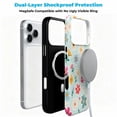 thumbnail image 3 of SKLYDDI Cute Fuchsia Flower Case for iPhone 13 Pro, Compatible with MagSafe, 3 of 7