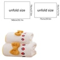 thumbnail image 3 of Yhmxh Room Decor-Couch Cover Bedding Comforter Sets Extra Large Bath Towel Set Of 2 Oversized Towel Super Soft Absorbent Bathroom Towel Set Microfiber Quick Dry Shower Towel For Hotel Bath Gym, 3 of 6
