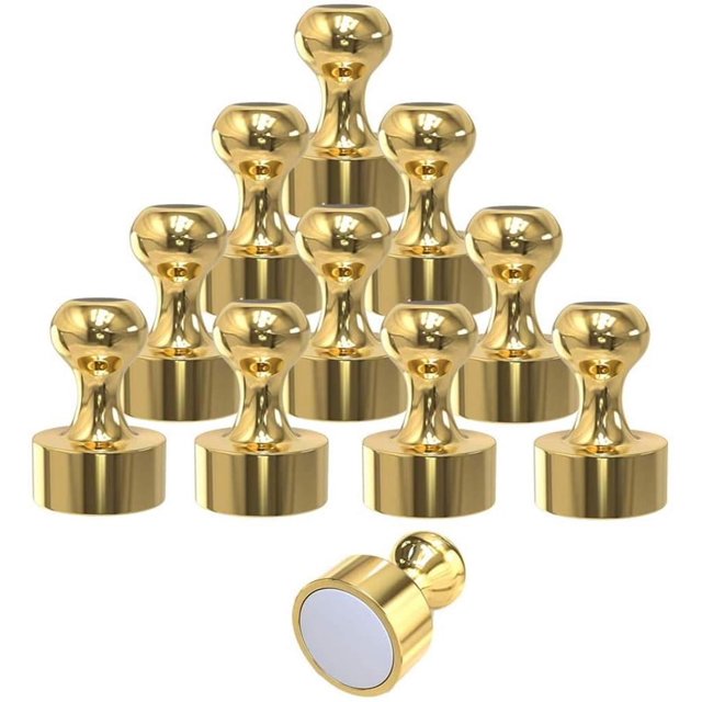 Metal Magnetic Push Pins Refrigerator Magnets, Neodymium Magnet Pins