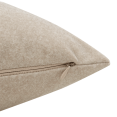 thumbnail image 4 of Bouclair Light Beige Leanie Snowflake Lumbar Pillow, 4 of 7