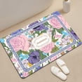 thumbnail image 1 of Feltree Diatom Mud Bathroom Floor Mat, Quick Dry Absorbent Shower Technology Non-Slip Carpet Modern Entryway Decor, 1 of 7