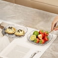 thumbnail image 4 of PEONAVET Heart Plates 4 PCS Plastic Serving Trays With Base For Party Dinner Plates Dishwasher Plastic Plates Reusable Plates For Kitchen Or Camping, 4 of 7