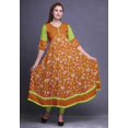 thumbnail image 2 of Bimba Kurti Longue Imprimée pour Femmes Robe Anarkali Indienne Haut Tunique Décontracté, 2 of 5