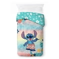 thumbnail image 4 of Disney Lilo and Stitch Kids 2-Piece Twin/Full Reversible Comforter and Pillowcase Set, 100% Polyester, 4 of 9