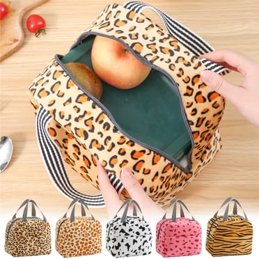 Liquidation! Gspmoly Sac Isolé à Motifs Sac à Lunch Portable Sac de Voyage pour Pique-Nique Boîte à Lunch Sac Sac à Lunch pour le Travail et l'École Sac Bento Liquidation