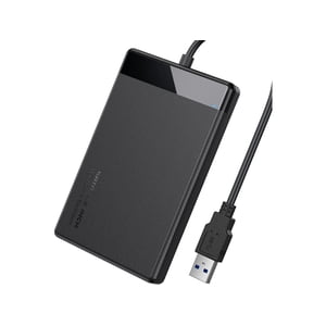 2.5 Inch SATA to USB 3.0 Tool-free External Hard Drive Enclosure, USB 3.0 5Gbps Support UASP For 9.5mm & 7mm 2.5" SATA I/II/III HDD SSD, Laptop, MacBook