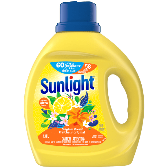 Sunlight® Original Fresh – Liquid Detergent 1.94L, 58 Wash Loads