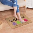 thumbnail image 4 of HHBEAUTY Summer Welcome Doormat Spring Summer Mats Welcome Floor Mats Polyester Door Rug Beach Flowers Sunshine Non Slip Floor Mat for Indoor Outdoor Home Decor, 4 of 9