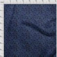 thumbnail image 4 of oneOone Cotton Jersey Blue Fabric Paisleys Sewing Craft Projects Fabric Prints By Yard 58 Inch Wide, 4 of 4
