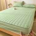 thumbnail image 4 of Todays Clearance Deals Prime! Waterproof Quilted Ice Silk Mattress Cover Protector Set Cooling Bed Topper, 4 of 6
