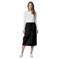 thumbnail image 4 of Adar Universal Scrub Skirts For Women - Mid-Calf Drawstring Scrub Skirt, 4 of 7