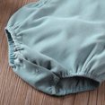 thumbnail image 4 of TheFound Newborn Baby Corduroy Sleeveless Romper Solid Color Backless Jumpsuit, 4 of 5