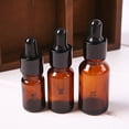 thumbnail image 4 of Lubelski Amber Glass Essential Oil Liquid Reagent Pipette Empty Dropper Bottle 5-50ml, 4 of 7