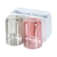 thumbnail image 1 of Birdeem Toothbrush Cup Holder Set for Bathrooms Toothbrush Holder Wall Mounted with Cup Dispenser with Toothbrush Cup Tray Bathroom Toothbrush Toothpaste Dispenser, 1 of 12