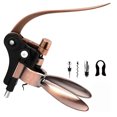 thumbnail image 3 of veasfak Opener Set Handheld Household Bar Corkscrew Copper Rabbit Head, 3 of 3