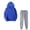 Blue, variant on IROINNID Sweatsuit For Women 2 Pieces Set Deals Fall Winter Outfits Sports Tracksuits Long Sleeve Pullover Hoodies Pants Suit Sport Outfits Set,Purple