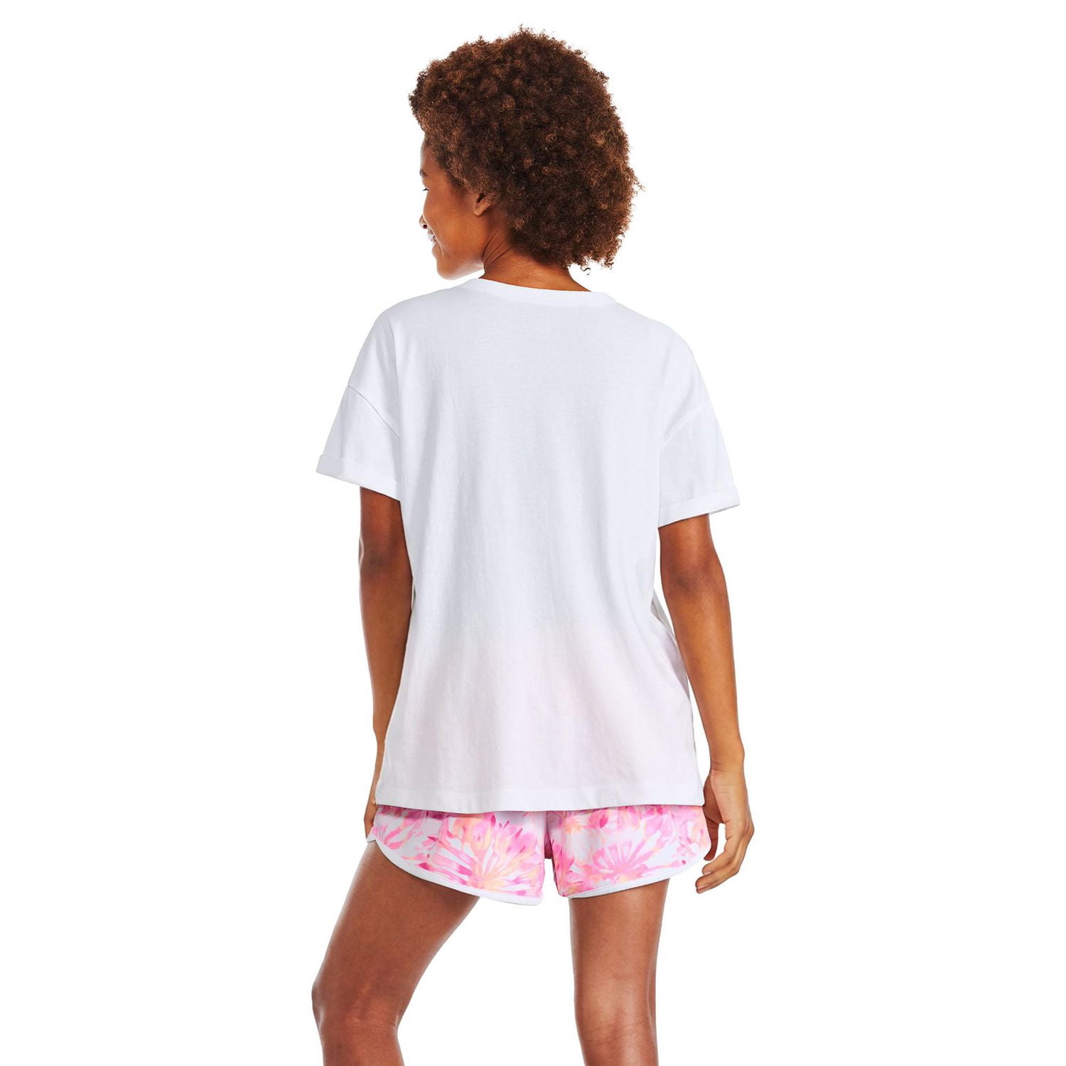 Ensemble 2 pièces avec t-shirt et short Justice pour filles