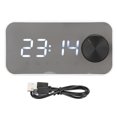 thumbnail image 2 of Digital Alarm Clock  With Speaker, Portable Speaker With Mirror Clock Display For Bedroom, Multifunctional Digital Alarm Clock With HD Noise Canceling Mic, 2 of 8