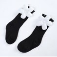 thumbnail image 4 of B91xZ Unisex Crew Socks Washable Merino Wool Infant Toddler Kids Socks,Red Large, 4 of 5