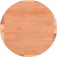 thumbnail image 1 of Ahgly Company Indoor Round Abstract Orange Abstract Area Rugs, 3' Round, 1 of 6