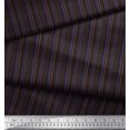 thumbnail image 3 of Soimoi Crepe Silk Fabric Diagonal Line Small Print Fabric by The Yard 42 Inch Wide, 3 of 3